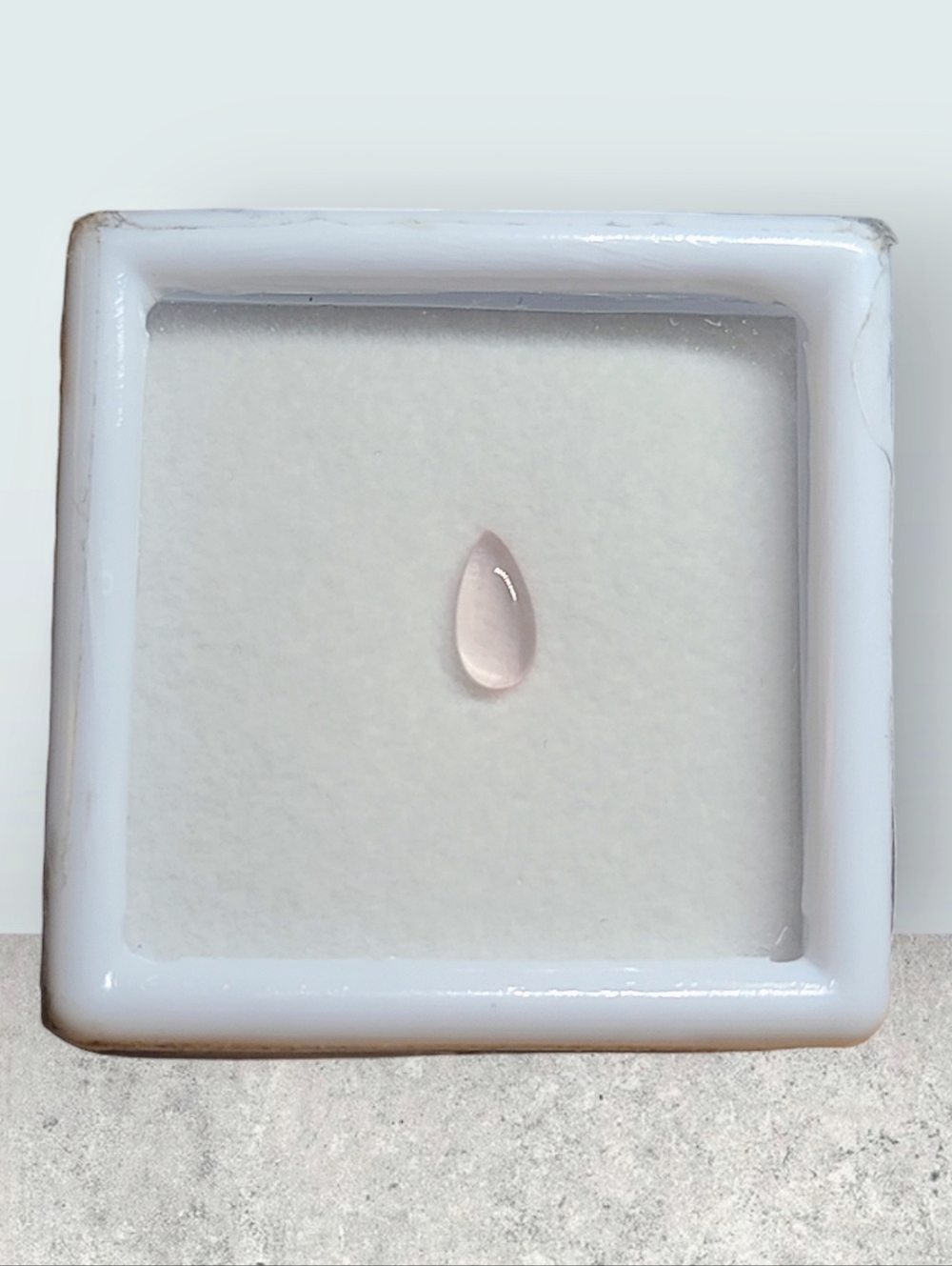NEW Pink Rose Quartz Teardrop Cabochon Loose Gemstone